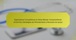 Expectativas Competitivas en Salud Mental: Comprendiendo el Estrés, Estrategias de Afrontamiento y Recursos de Apoyo